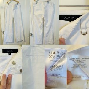 Gucci Trousers White Size 4